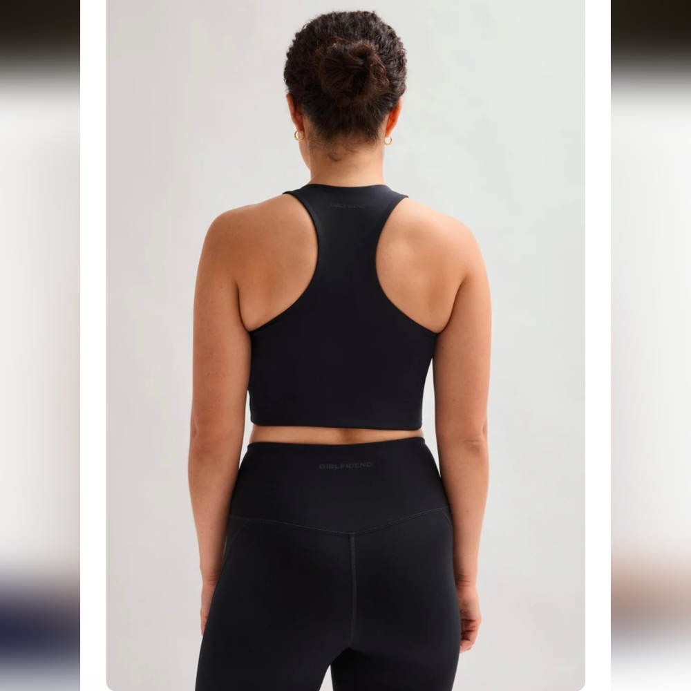Girlfriend Collective Black Paloma Racerback Bra- XL - Picture 6 of 13
